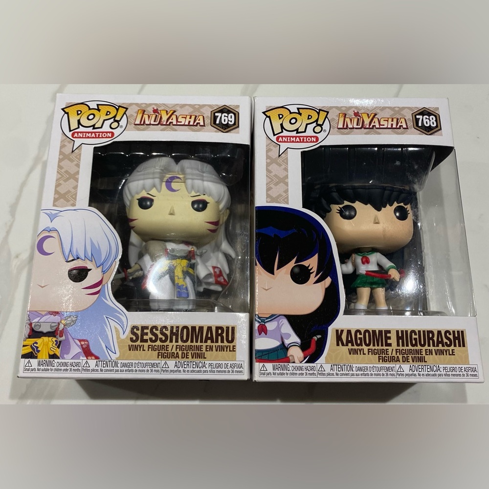 NIB Funko Pop Sesshomaru and Kagome #769 and #768